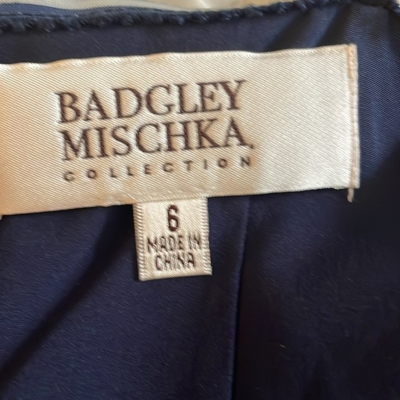 Badgley Mishka navy dress sz 6 - Picture 8 of 9